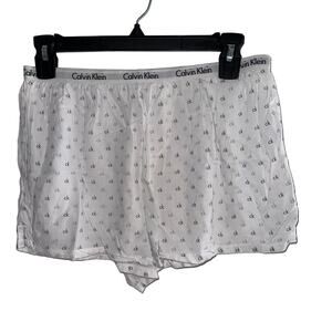 Calvin Klein All Over Branding Love Is Blind Photo Shoot Preppy Sleep Shorts M